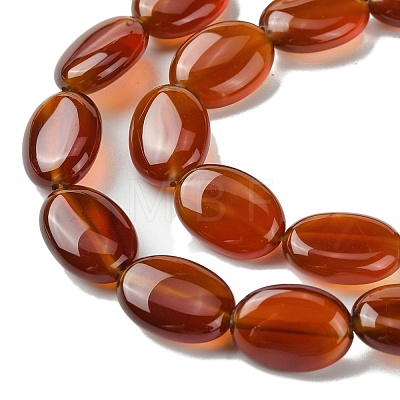 Natural Carnelian(Dyed & Heated) Beads Strands G-K365-B01-01-1