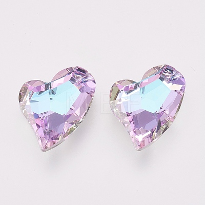 K9 Glass Rhinestone Pendants GLAA-F083-01B-02-1