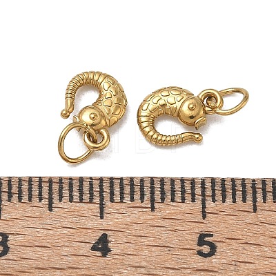 SHEGRACE Fish 304 Stainless Steel S-Hook Clasps SA-CBAF1D5-24G-1