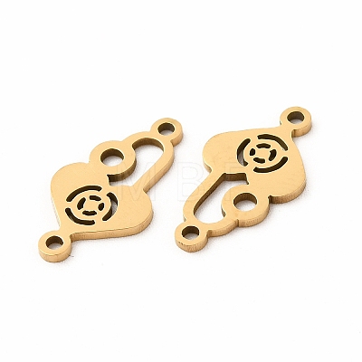 201 Stainless Steel Connector Charms STAS-K251-088G-1