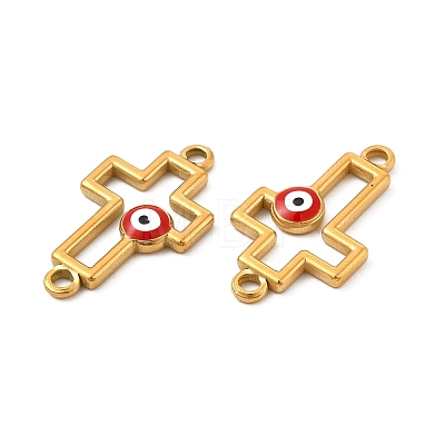201 Stainless Steel Enamel Connector Charms STAS-P320-12G-02-1