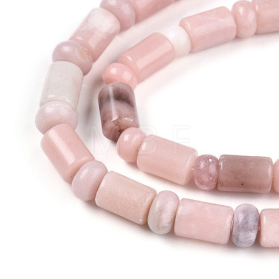Natural Pink Opal Beads Strands G-N346-03A-09-1