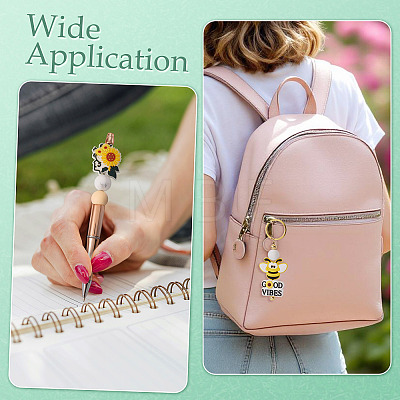 DIY Sunflower Beads Findings Kits DIY-TA0014-81-1