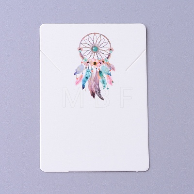 Cardboard Necklace Display Cards CDIS-F002-07B-1