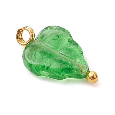 Czech Glass Charms PALLOY-JF04468-01-1