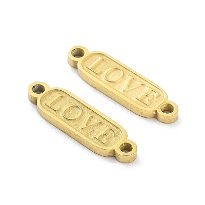 Ion Plating(IP) 316L Surgical Stainless Steel Connector Charms STAS-D029-01G-1