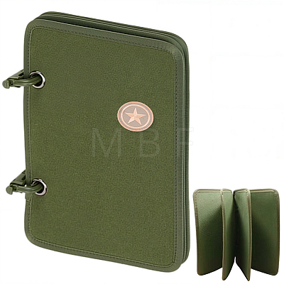 4Pcs Rectangle Velvet Binder Badge Armband Patch Display Board DIY-WH20062-165A-1