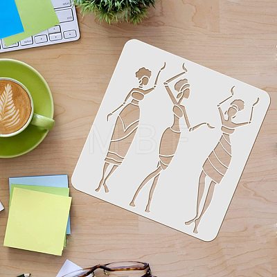 Plastic Reusable Drawing Painting Stencils Templates DIY-WH0172-379-1