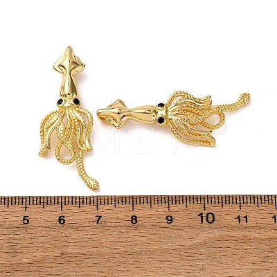 Brass Pave Cubic Zirconia Pendants KK-A271-01B-G-1