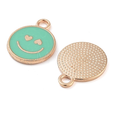 Alloy Enamel Pendants PALLOY-S192-04G-01-1