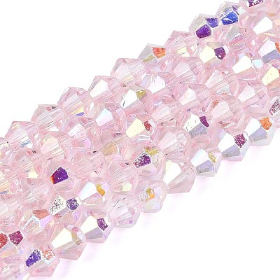 Transparent Glass Beads Strands EGLA-N021-4mm-06-1