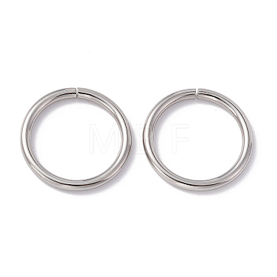 Non-Tarnish 304 Stainless Steel Jump Rings STAS-C040-01N-P-1
