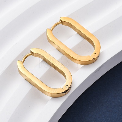 304 Stainless Steel Huggie Hoop Earrings X-STAS-H156-11C-G-1