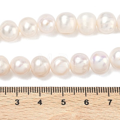 Natural Cultured Freshwater Pearl Beads Strands PEAR-L034-12A-1