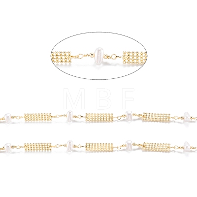 Handmade Brass Beaded Chain CHC-M021-25LG-1