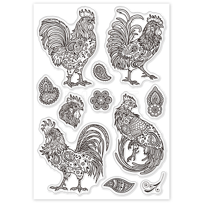 Custom PVC Plastic Clear Stamps DIY-WH0448-0607-1