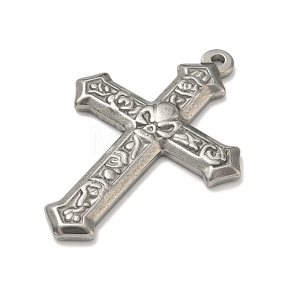 304 Stainless Steel Pendants STAS-P449-03F-P-1