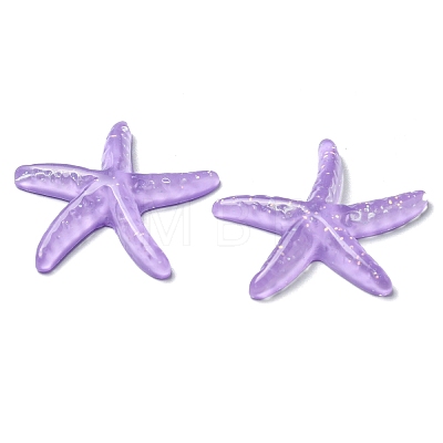 Translucent Resin Sea Animal Cabochons LS-RESI-B016-01E-1