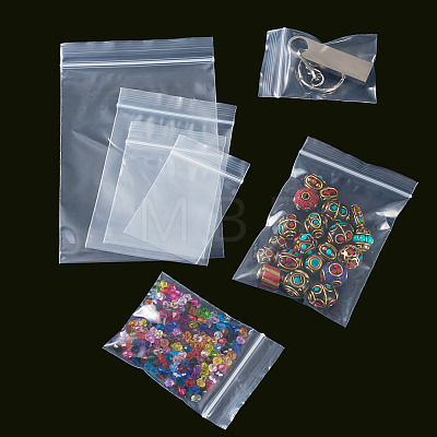 4 Sizes Transparent Plastic Resealable Packaging Bags OPP-TADJ0001-05A-1