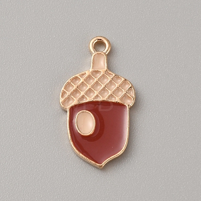 Thanksgiving Day Alloy Enamel Pendants LS-PALLOY-WH0107-03KCG-1