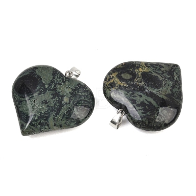 Natural Kambaba Jasper Pendants GG-K002-04G-1