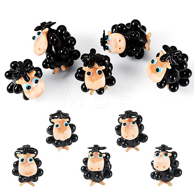 5Pcs Handmade Lampwork Display Decorations LAMP-TA0002-60A-1