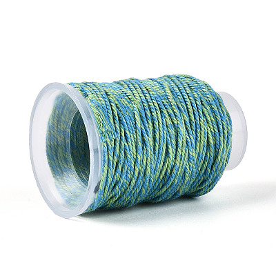 22M Two Tone Macrame Cotton Cord OCOR-T017-07E-1