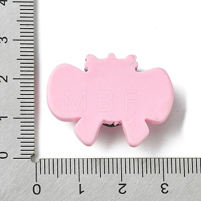 Pink Theme Opaque Resin Decoden Cabochons RESI-C045-06A-1