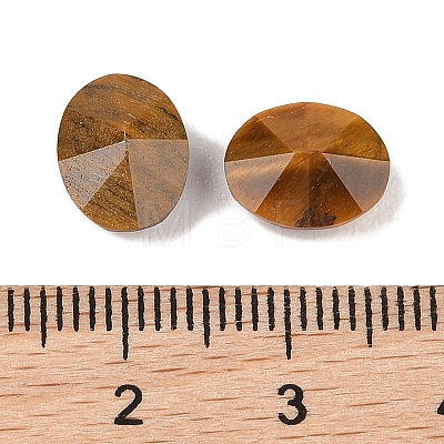 Natural Tiger Eye Cabochons G-C146-02A-1