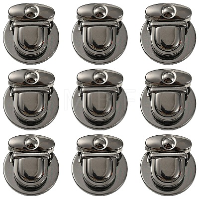 10Pcs Alloy Bag Tuck Lock Clasps FIND-YW0010-92B-1