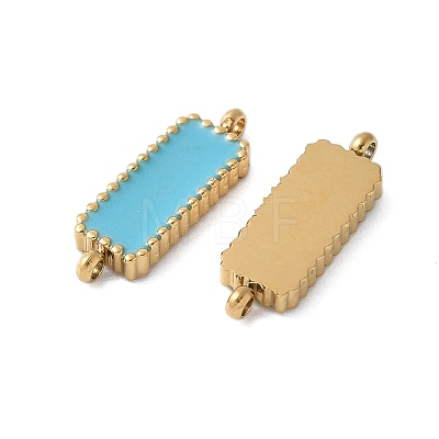 304 Stainless Steel Enamel Connector Charms STAS-G353-04G-06-1