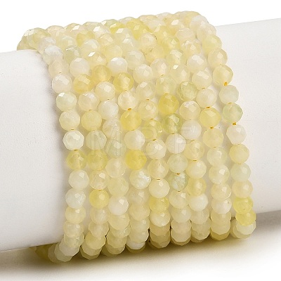 Natural Lemon Jade Beads Strands GG-CBA4399-A08-03-1
