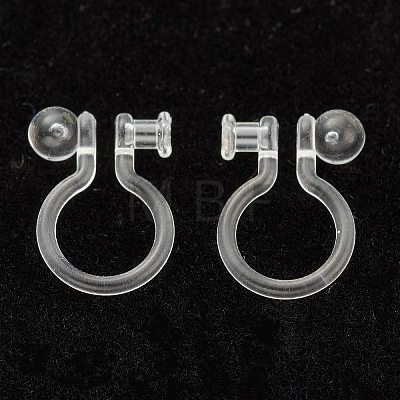 Plastic Clip-on Earring Findings KY-P001-10B-1