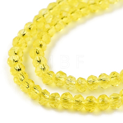 Glass Beads Strands EGLA-T021-01N-1