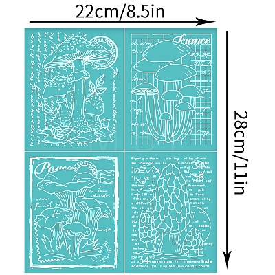 Self-Adhesive Silk Screen Printing Stencil DIY-WH0338-124-1