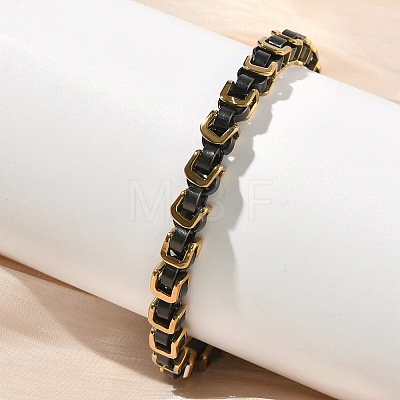 201 Stainless Steel Box Chain Necklaces & Chain Bracelets SJEW-G087-04G-1