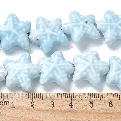 Ocean Series Handmade Porcelain Beads PORC-R002-05-09-1