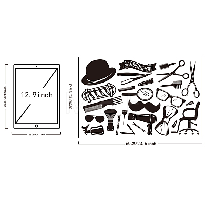 Rectangle PVC Wall Stickers DIY-WH0228-166-1