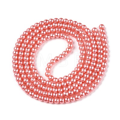 Baking Painted Glass Pearl Bead Strands HY-Q003-3mm-77-A-1