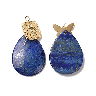 Natural Lapis Lazuli Pendants G-H279-01G-1