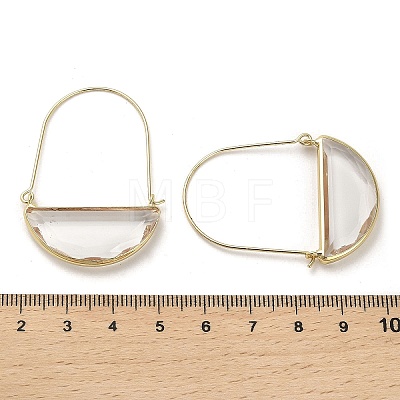 Glass with Brass Pendants GLAA-G111-01G-01-1