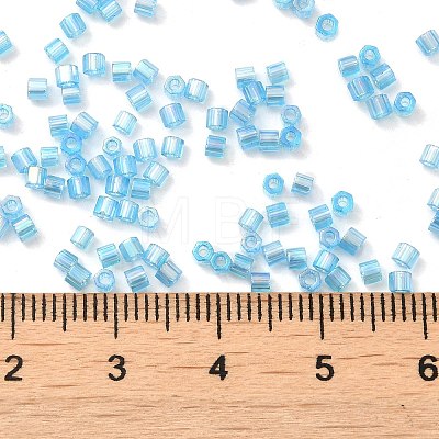 Transparent Colours AB Glass Seed Beads SEED-S042-19B-04-1