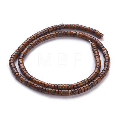 Natural Bamboo Leaf Stone Beads Strands G-H230-22-1