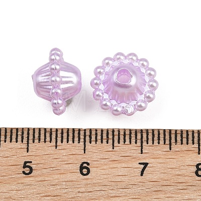 Imitation Pearl Acrylic Beads AC-CBAAA05-10B-1