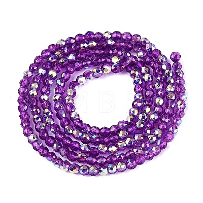 Transparent Glass Beads Strands LS-EGLA-N028-01A-A03-1