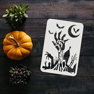 Plastic Reusable Drawing Painting Stencils Templates DIY-WH0202-331-1