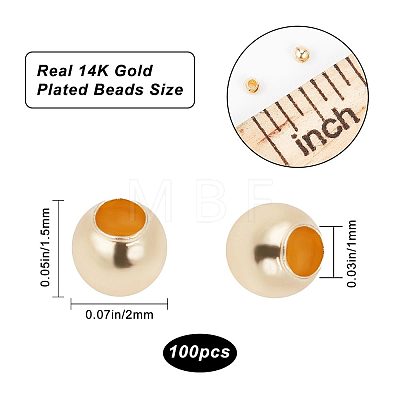 Brass Solid Beads KK-CN0001-93A-1