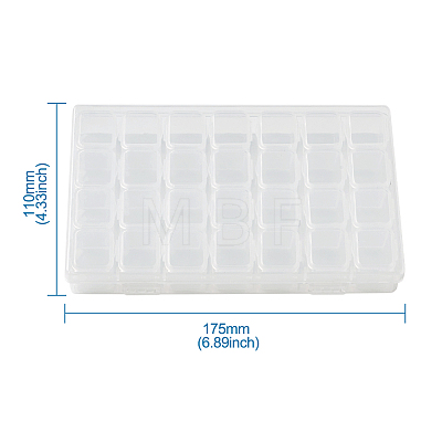 28 Grids Plastic Storage Containers MRMJ-TA0007-04-1