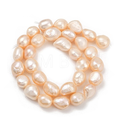 Natural Cultured Freshwater Pearl Beads Strands PEAR-P064-20L-02B-1