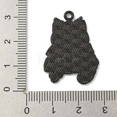 Halloween Theme Alloy Enamel Pendants ENAM-I060-07A-1